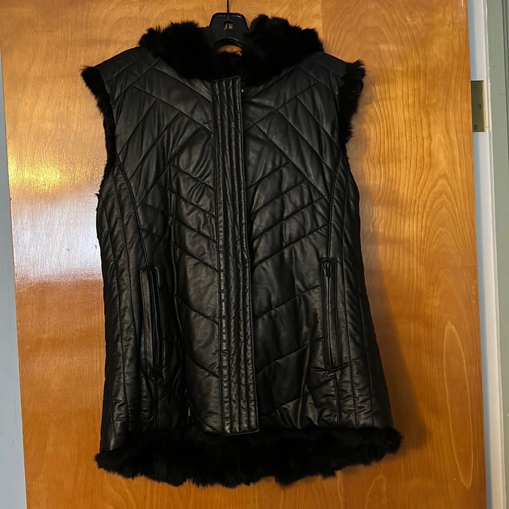 Genuine Reversable fur vest